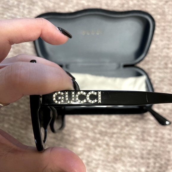 Gucci sun glasses with crystals Sunglasses